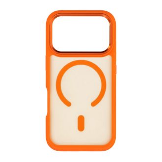   Forcell F-Protect Smoke Hybrid MagSafe hátlap tok Apple iPhone 17 Pro / iPhone 18 Pro narancs