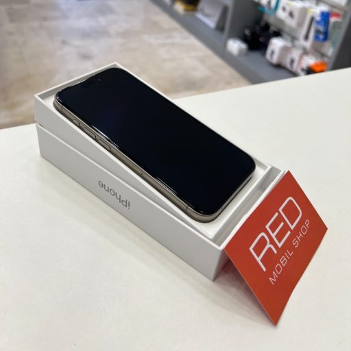 iPhone 15 Pro 128 GB Natúr Titán 2025.05.15-ig Apple garanciával + Ajándék SKECH tokkal, üvegfóliával