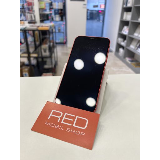 iPhone 12 64 GB Piros Kártyafüggetlen használt 6 hónap garanciával