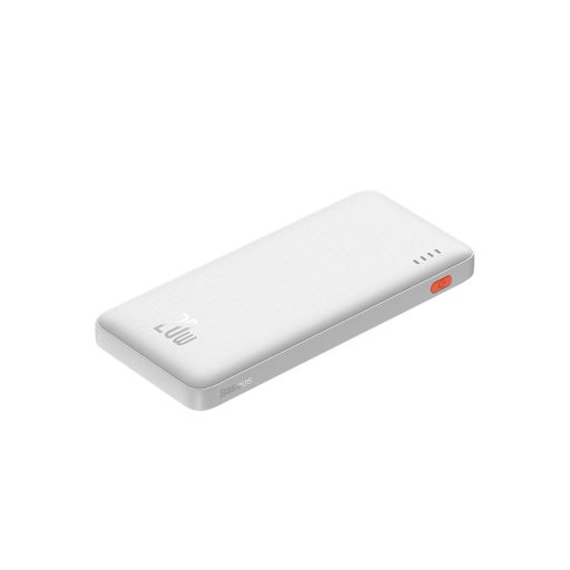 Baseus PowerBank külső akkumulátor fehér, 10000mAh, 2xUSB, Type-C, 20W
