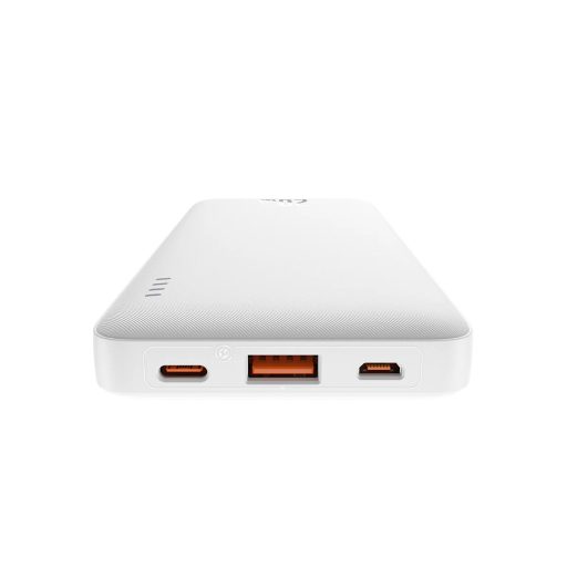 Baseus PowerBank külső akkumulátor fehér, 10000mAh, 2xUSB, Type-C, 20W