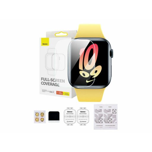 Baseus Nanocrystal 3D fólia Apple Watch 45mm / 44mm készülékekhez (2DB)