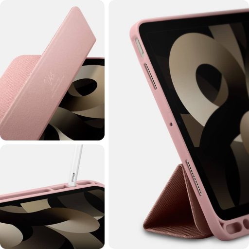 Spigen Urban Fit Apple iPad Air 6. 5. és 4. generációs 11" / 10.9" tok, rózsaszín