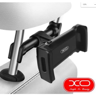 XO Univerzális autós tablet tartó fejtámlára - Fekete