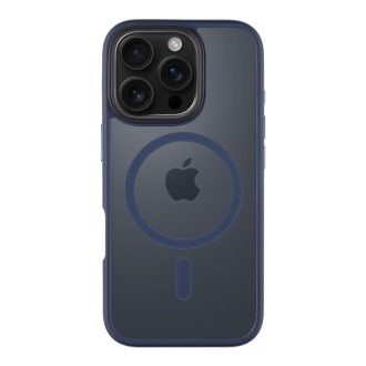   Tactical MagForce Hyperstealth Apple iPhone 16 Pro MagSafe kompatibilis tok, kék/átlátszó
