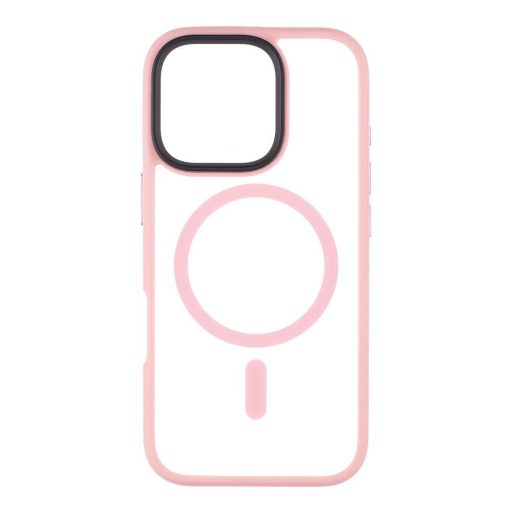 Tactical MagForce Hyperstealth Apple iPhone 16 Pro MagSafe kompatibilis tok, rózsaszín/átlátszó