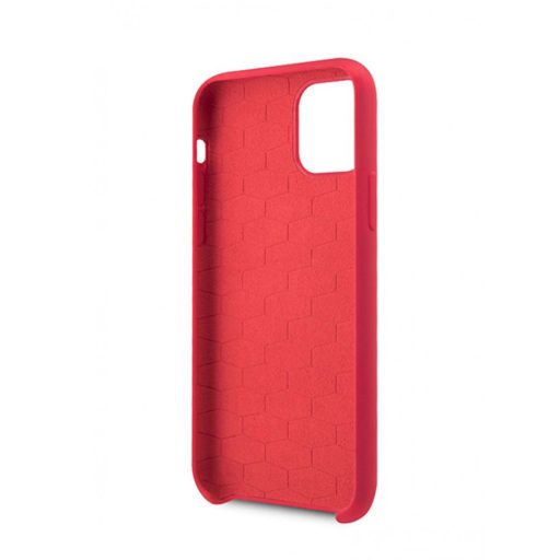 BMW eredeti szilikon tok, hátlap PIROS iPhone 11 Pro