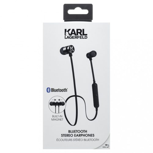 Karl Lagerfeld Bluetooth fülhallgató FEKETE