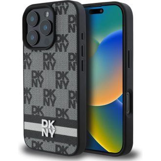   DKNY Apple iPhone 16 Pro hátlap tok, szürke, DKHCP16LPCPTSSK