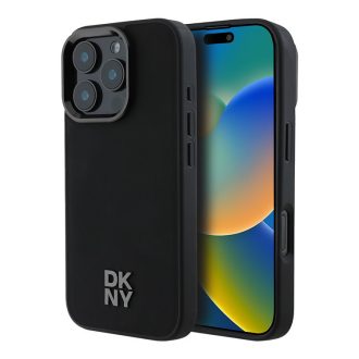   DKNY Apple iPhone 16 Pro Max hátlap tok, MagSafe FEKETE, DKHMP16XPSMCSLK