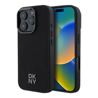   DKNY Apple iPhone 16 Pro Max hátlap tok, MagSafe FEKETE, DKHMP16XPSMCSLK