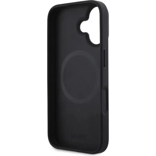 DKNY Apple iPhone 16 Pro Max hátlap tok, MagSafe FEKETE, DKHMP16XPSMCSLK