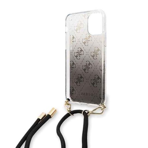 Guess mintás szilikon tok, hátlap vállpánttal iPhone 11