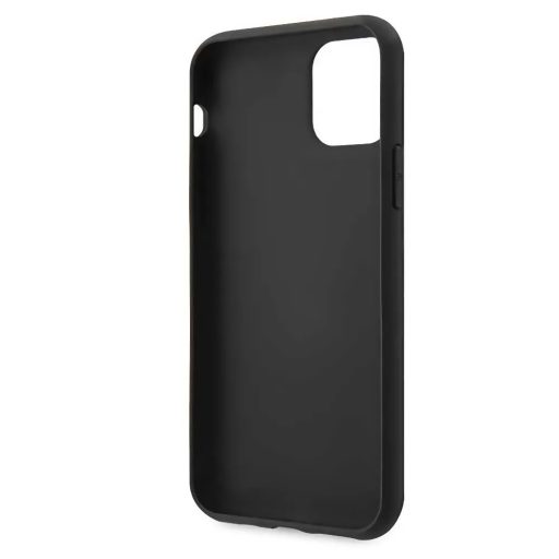 Guess iPhone 11 Pro Max bőrhatású tok, hátlap FEKETE