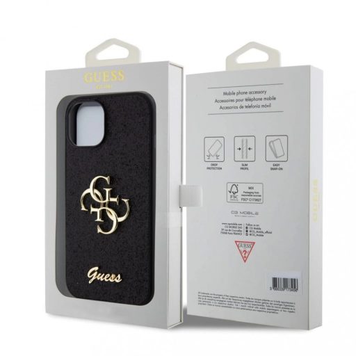 Guess tok Fekete Apple Iphone 12 / 12 Pro készülékhez GUHCP12MHG4SGK