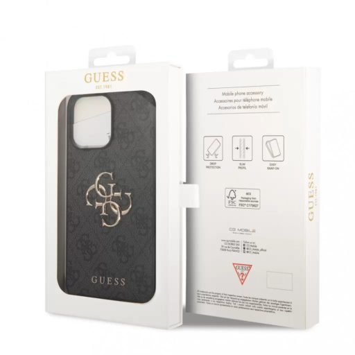 Guess tok Szürke Apple Iphone 15 Pro Max készülékhez GUHCP15X4GMGGR