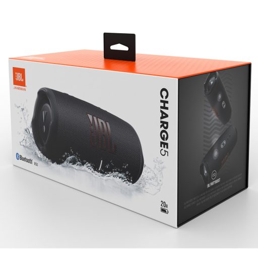 JBL Charge 5 Bluetooth hangszóró FEKETE (JBLCHARGE5BLK)