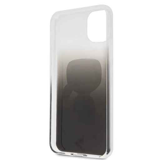Karl Lagerfeld iPhone 11 Karl mintás átlátszó szilikon tok, hátlap
