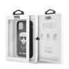 Karl Lagerfeld szilikon soft-touch tok, hátlap FEKETE iPhone 11 Pro Max