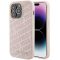 Karl Lagerfeld Apple iPhone 15 Pro hátlap tok, rózsaszín KLHCP15LPQKPMP