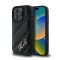 Karl Lagerfeld Quilted Signature Apple iPhone 16 Pro Max hátlap tok, fekete KLHCP16XPQDSMGK