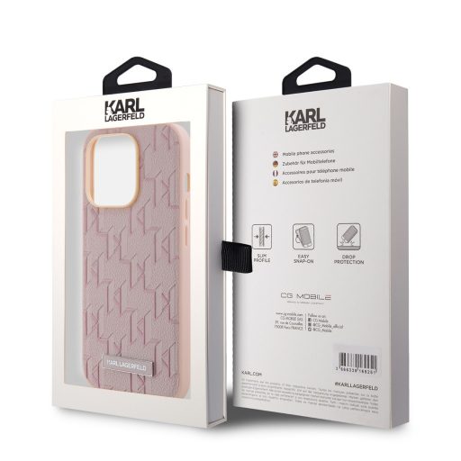 Karl Lagerfeld tok rózsaszín KLHMP15XPKHPORPP Apple Iphone 15 Pro Max készülékhez
