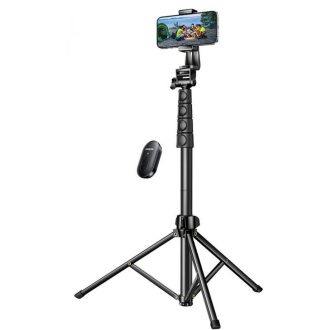 UGreen LP680 Vezeték nélküli Selfie bot Tripod Fekete