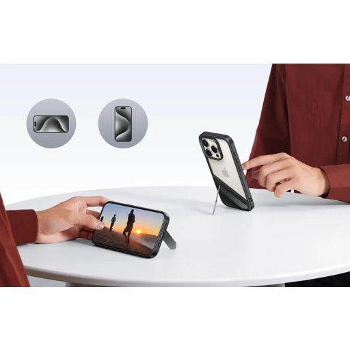 UGreen LP737 Kickstand kitámasztható Apple iPhone 15 tok, hátlap