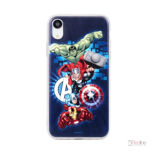 Marvel Bosszúállók mintás tok, hátlap iPhone Xs