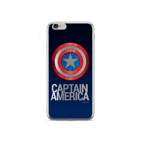 Marvel Amerika Kapitány mintás szilikon tok, hátlap iPhone X