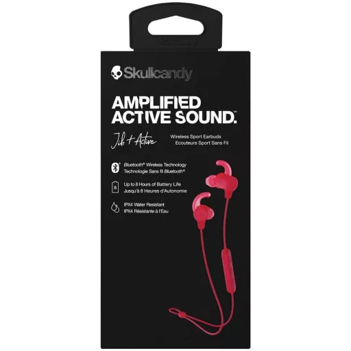 Skullcandy Jib+ Active vezeték nélküli fülhallgató PIROS
