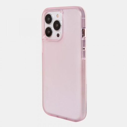 Skech Hard Rubber rózsaszín ütésálló iPhone 13 Pro Max tok, hátlap