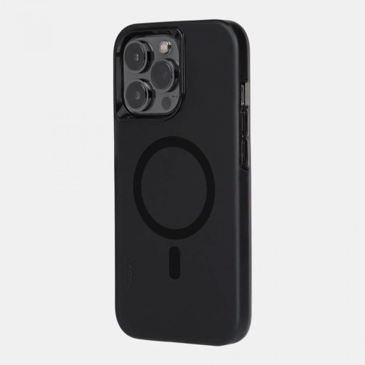 Skech Hard Rubber MagSafe fekete ütésálló iPhone 14 Pro Max tok, hátlap