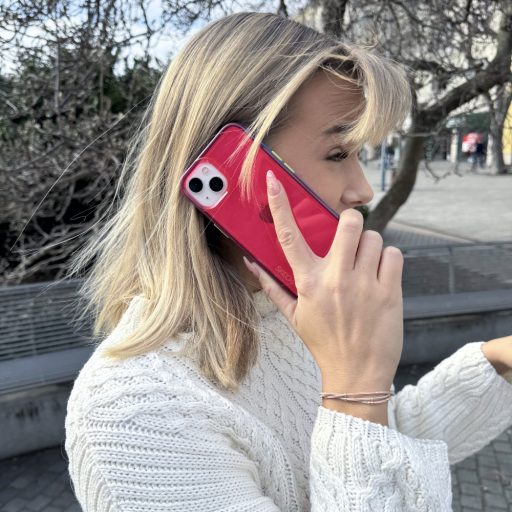 Skech Neon Cherry ütésálló iPhone 13 tok, hátlap