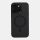 Skech Hard Rubber MagSafe fekete ütésálló iPhone 15 tok, hátlap