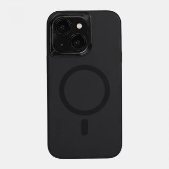   Skech Hard Rubber MagSafe fekete ütésálló iPhone 15 Plus tok, hátlap