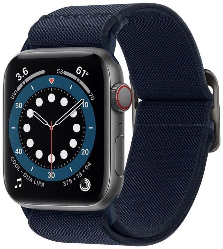 Spigen kék szövet szíj Apple Watch 45 mm / 44mm / 42 mm / 49 mm