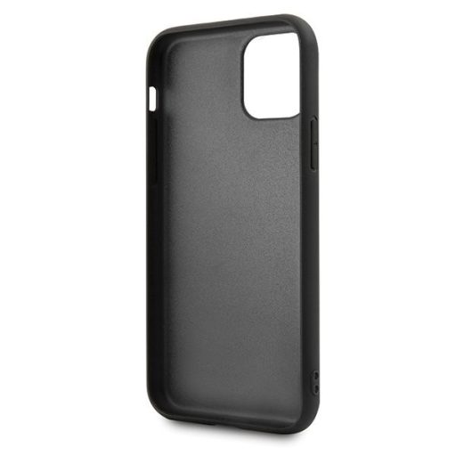 BMW eredeti bőr tok, hátlap FEKETE iPhone 11