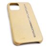Cango & Rinaldi iPhone 11 arany bőr tok fehér Swarovski kristályokkal