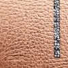 Cango & Rinaldi iPhone SE / 8 / 7 rozéarany bőr tok fehér Swarovski kristályokkal