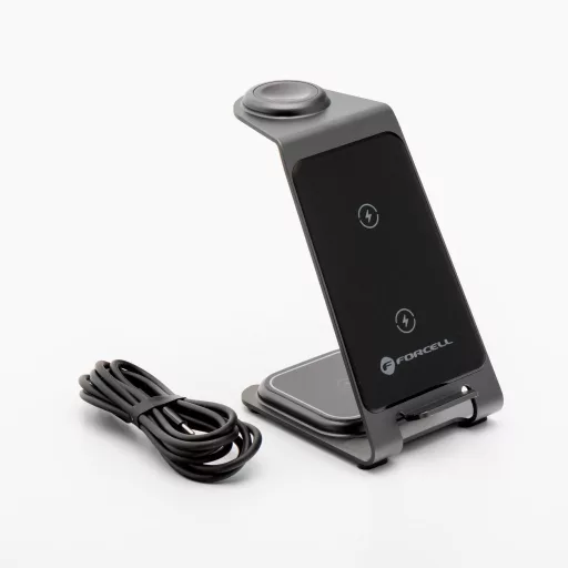 Forcell 3in1 MagSafe QI vezeték nélküli töltőállomás