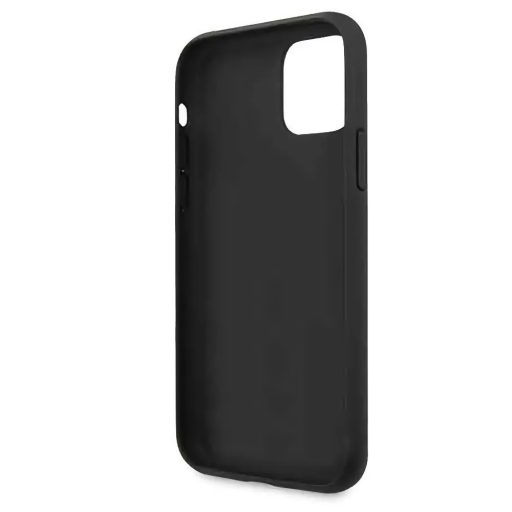 Guess szövet hatású iPhone 11 Pro tok, hátlap SZÜRKE