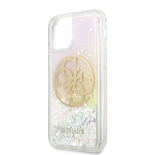 Guess iPhone 11 Pro glitteres folyós szilikon tok, hátlap
