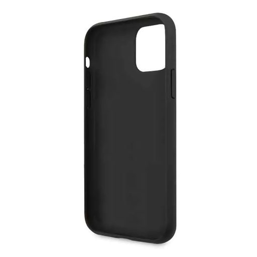 Guess szövet hatású tok, hátlap SZÜRKE iPhone 11