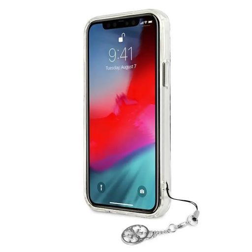 Guess iPhone 11 tok, hátlap levehető lánccal ARANY