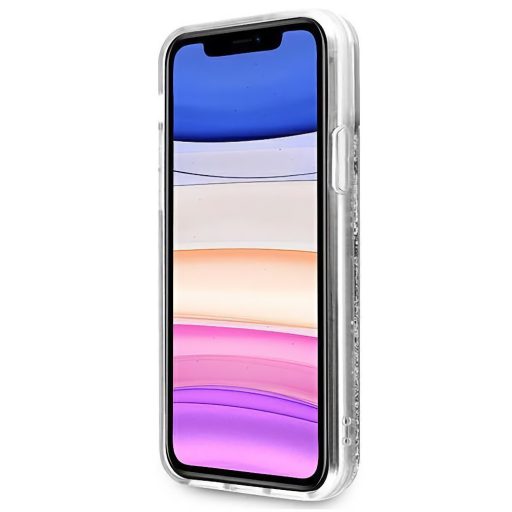 Guess glitteres folyós szilikon tok, hátlap ARANY iPhone 11