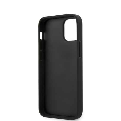 Guess szövet hatású tok, hátlap SZÜRKE iPhone 12 Mini