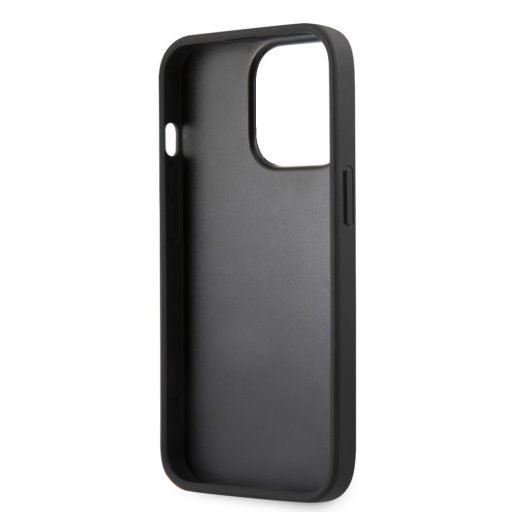 Guess bőrhatású SZÜRKE iPhone 13 Pro tok, hátlap