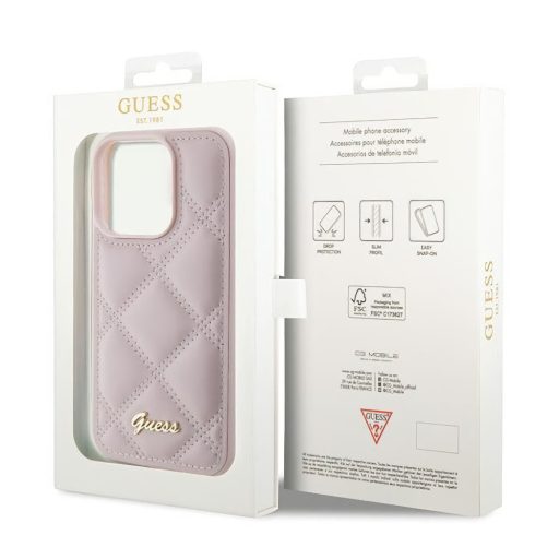 Guess iPhone 15 Pro hátlap tok guhcp15lpsqsqsp