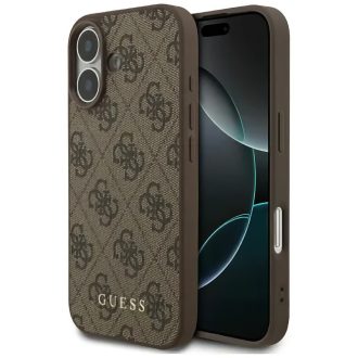   Guess 4G Classic Apple iPhone 17 hátlap tok, barna guhcp17sg4gfbr